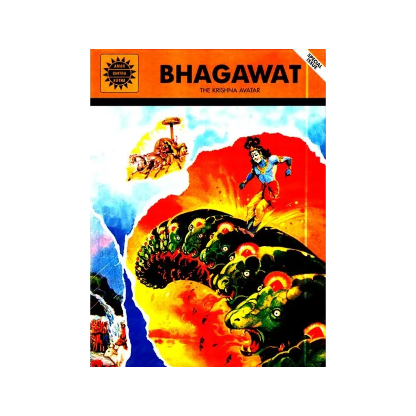 Bhagawat The Krishna Avatar (Hardcover Comic Book) - Totally Indian