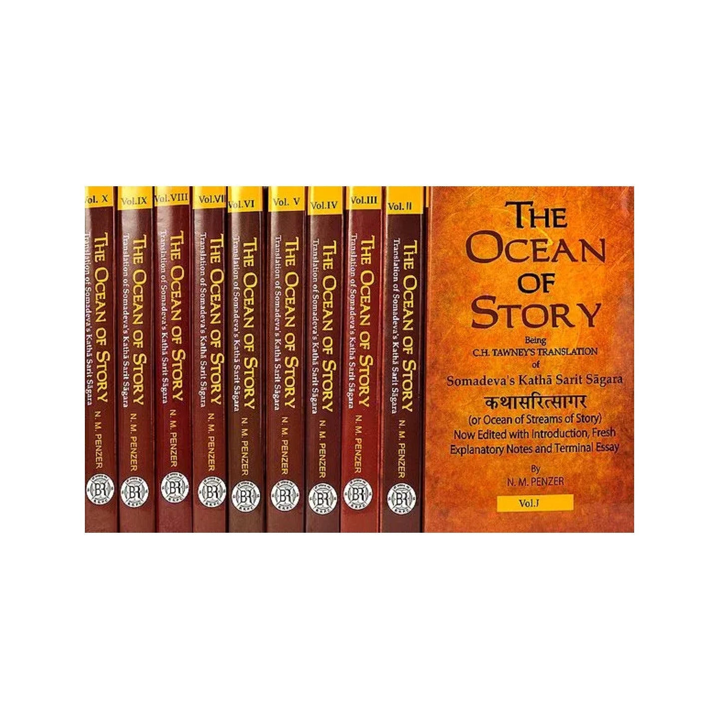 The Ocean Of Story Being C.h. Tawney's Translation Of Somadeva's Katha Sarit Sagara (Kathasaritsagara): (Ten Volumes) - Totally Indian