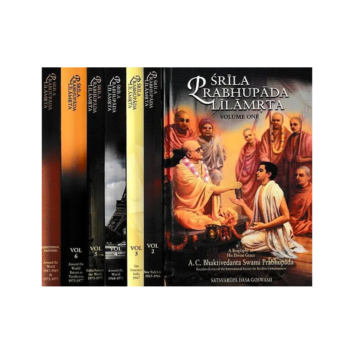 Srila Prabhupada Lilamrta: A Biography Of A.c. Bhaktivedanta Swami Prabhupada Founder Acarya Of The International Society For Consciousness (Set Of 7 Books) - Totally Indian