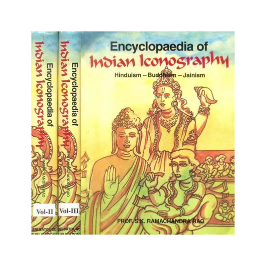 Encyclopaedia Of Indian Iconography (Hinduism- Buddhism- Jainism) (In Three Volumes) Old Book - Totally Indian