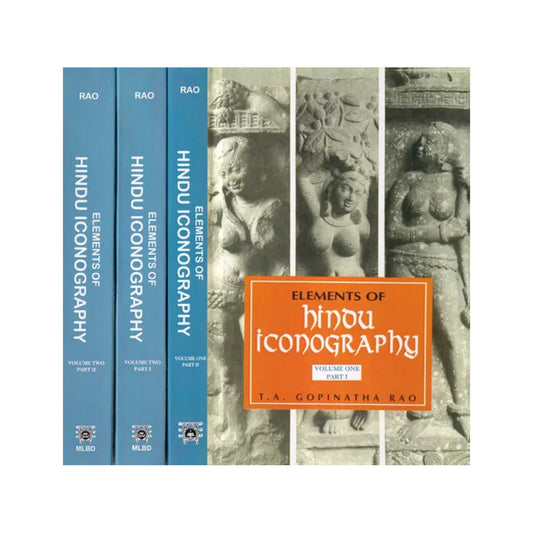 Elements Of Hindu Iconography (Set Of 2 Volumes In 4 Parts) - Totally Indian