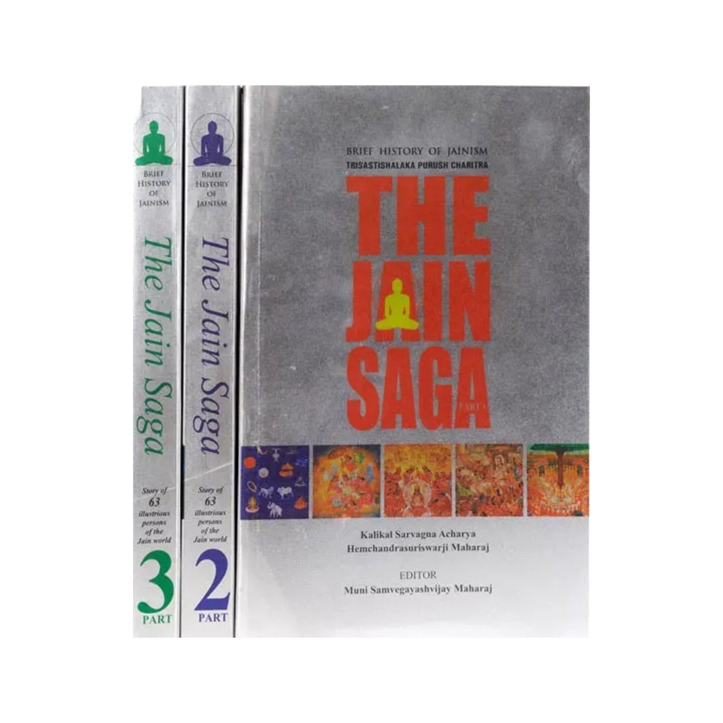The Jain Saga: Brief History Of Jainism – Story Of 63 Illustrious Persons Of The Jain World (In Three Volumes) - Totally Indian