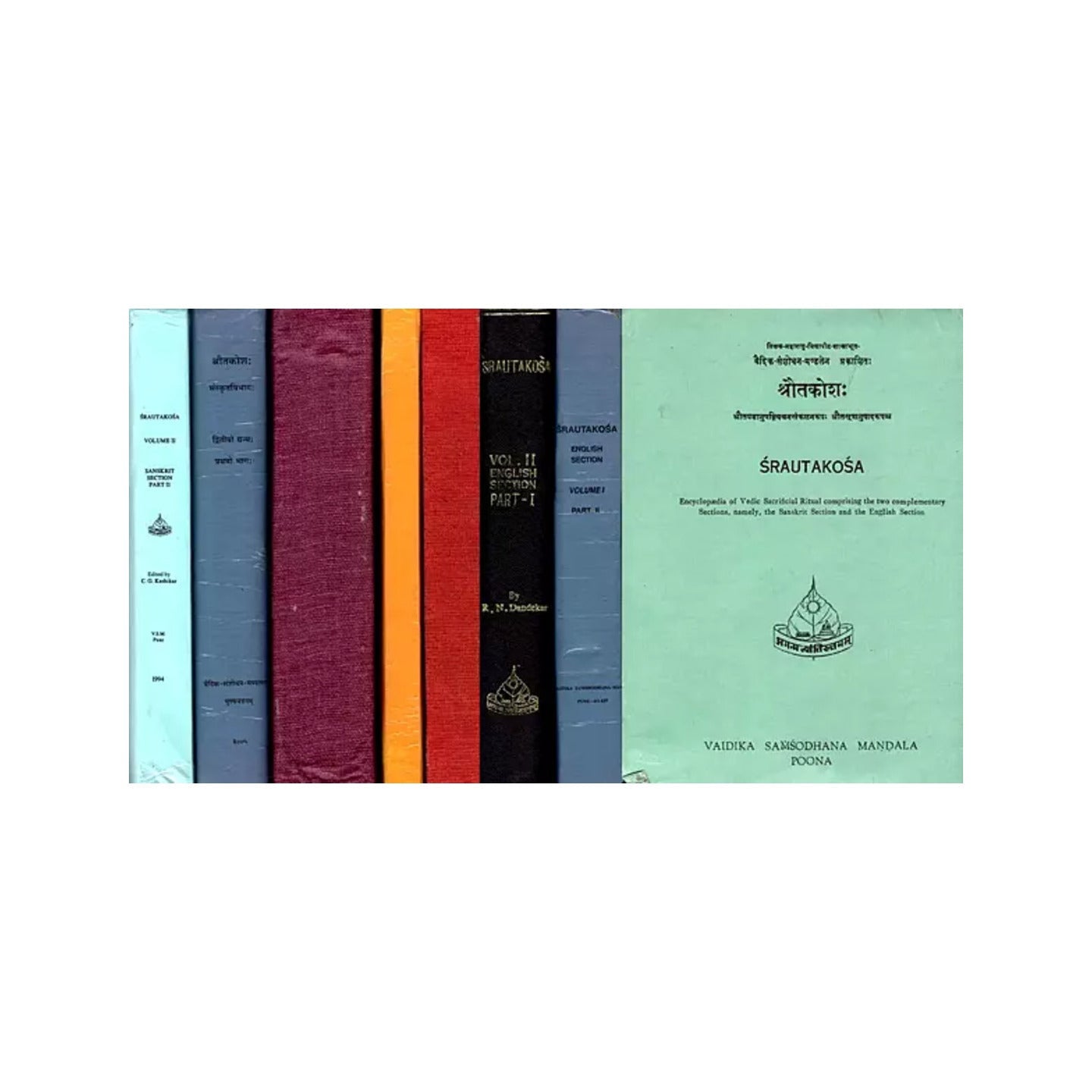 Srautakosa (Encyclopedia Of Vedic Sacrificial Ritual Sanskrit And English) (In Eight Volumes)(An Old Book) - Totally Indian