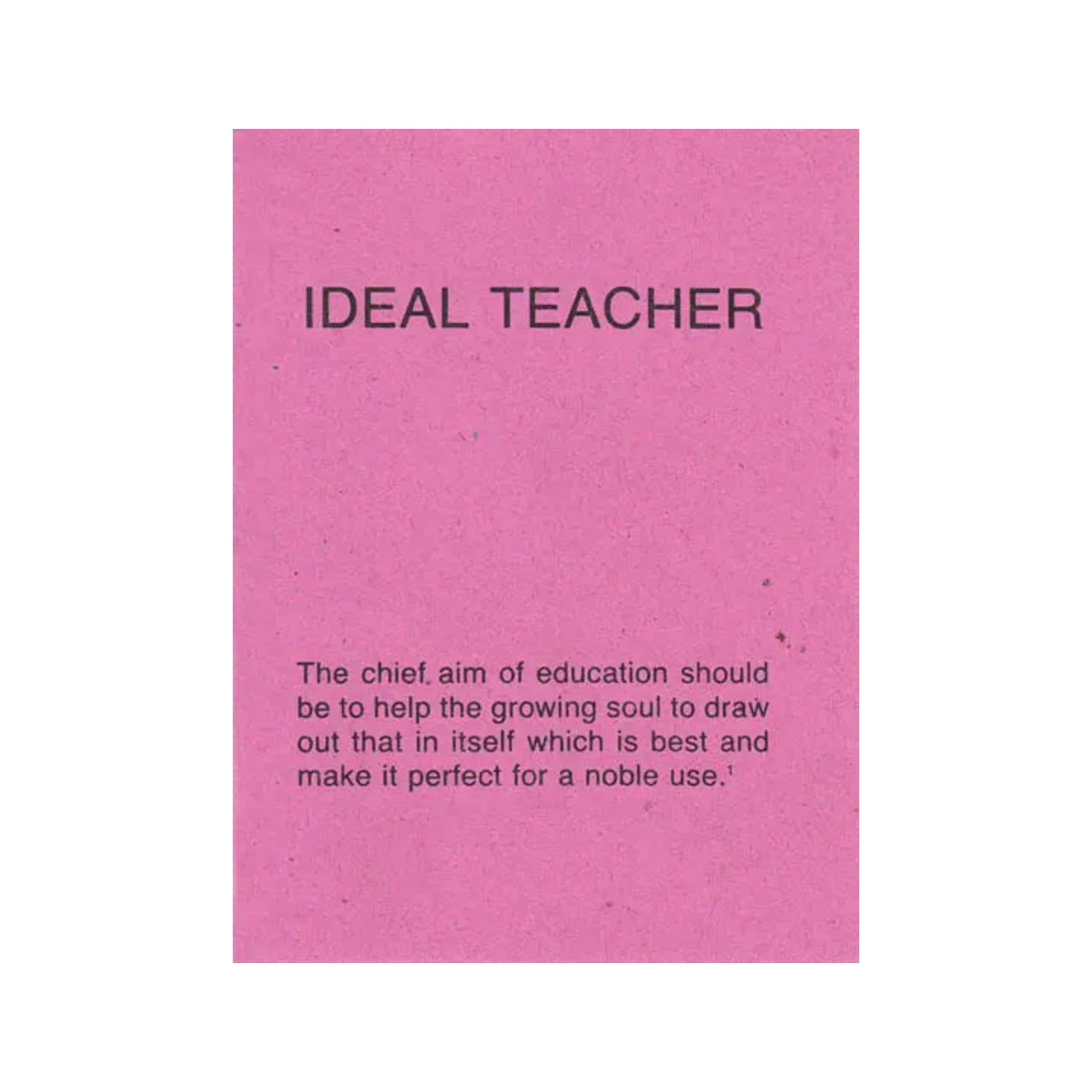 Ideal Teacher - Totally Indian