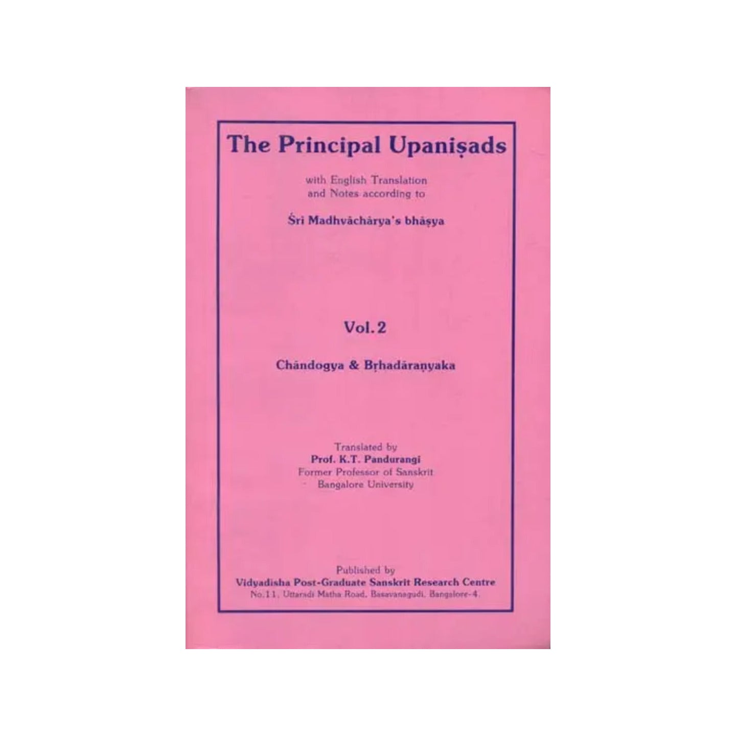 The Principal Upanisads (Volume Ii) - Totally Indian