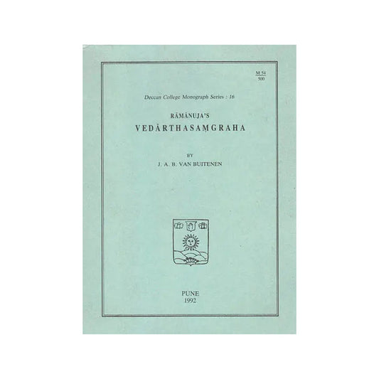 Ramanuja’s Vedarthasamgraha (A Rare Book) - Totally Indian