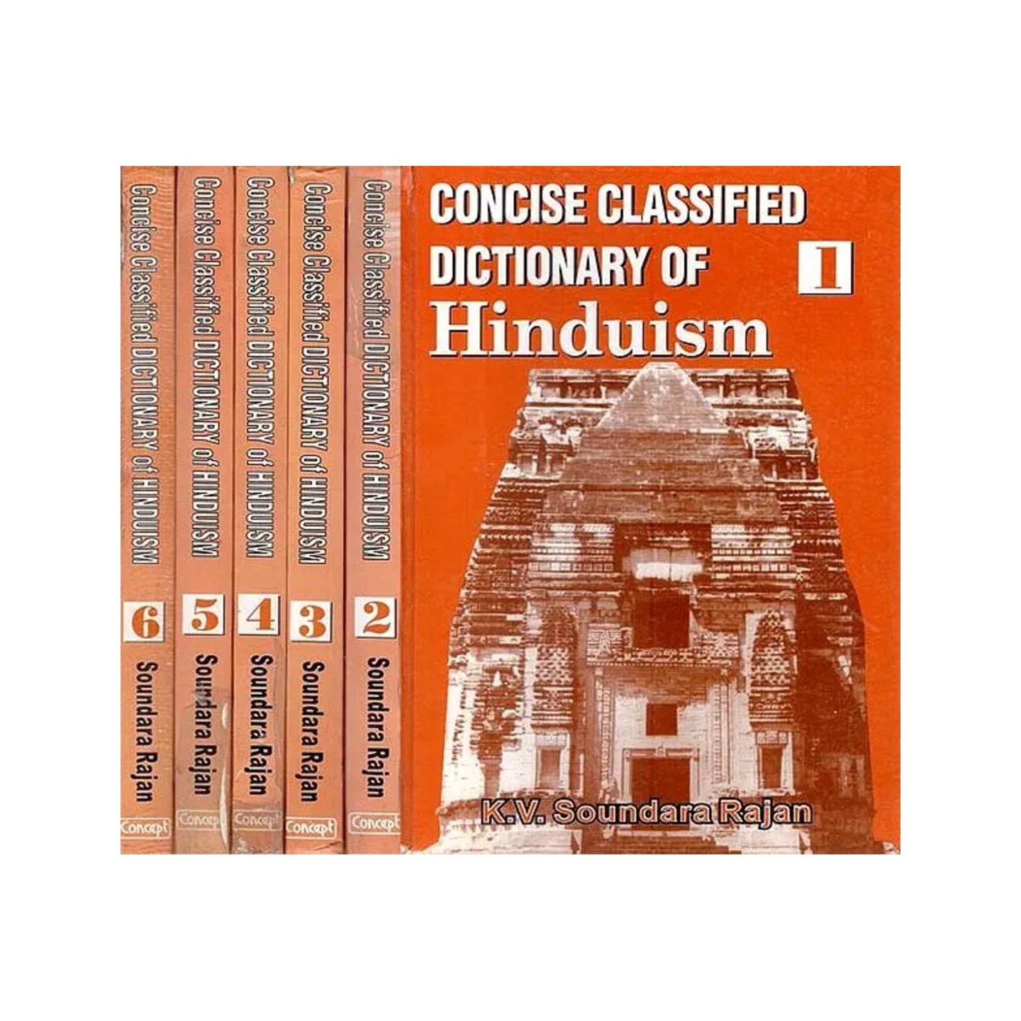 Concise Classified Dictionary Of Hinduism (Set Of 6 Volumes) - Totally Indian