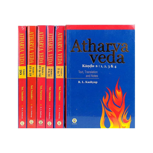 Atharva Veda (Sanskrit Text, English Translation And Explanaotry Notes) (Set Of 6 Volumes) - Totally Indian