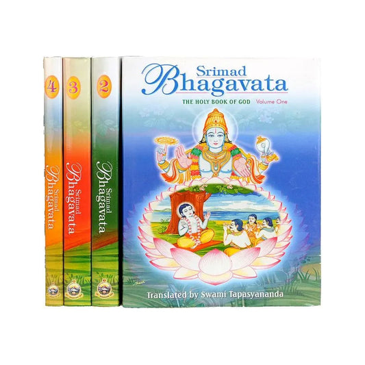 Srimad Bhagavata: The Holy Book Of God (Set Of 4 Volumes) - Totally Indian