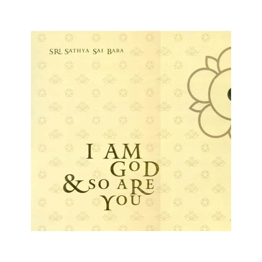 I Am God And So Are You: Sri Sathya Sai Baba (Set Of 2 Big Volumes) - Totally Indian