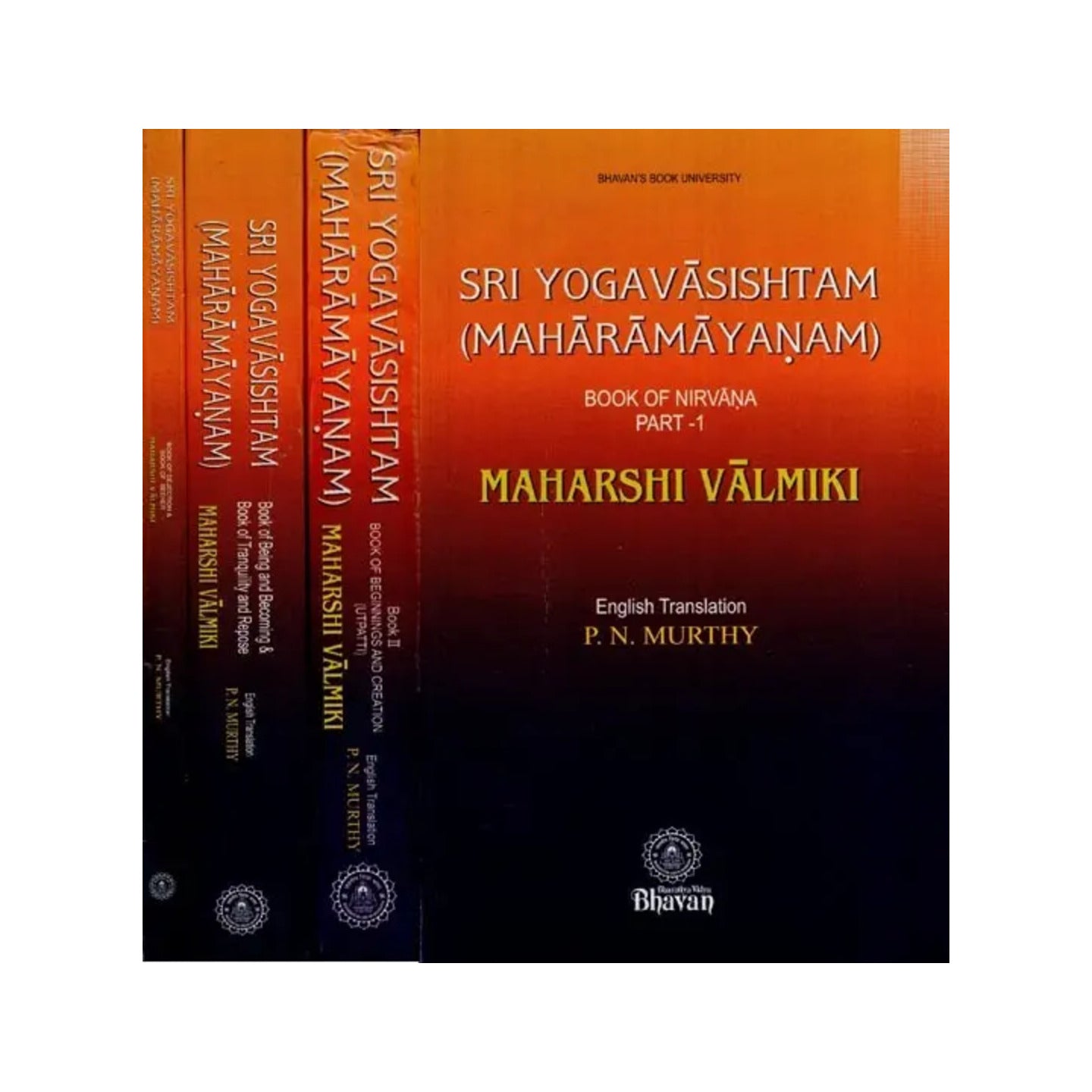 Sri Yoga Vasishtam (Maharamayanam): Set Of 4 Volumes - English Translation Only - Totally Indian