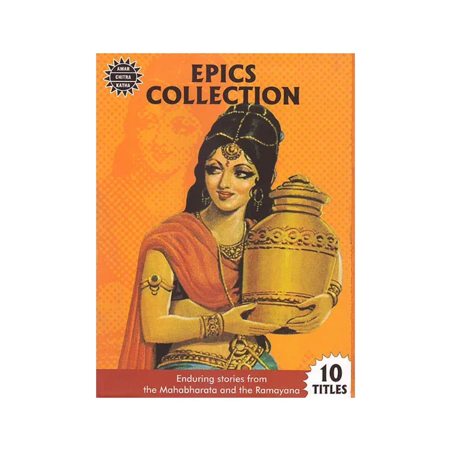 Epics Collection: Enduring Stories From The Mahabharata And The Ramayana (Set Of 10 Titles Of Comics) - Totally Indian