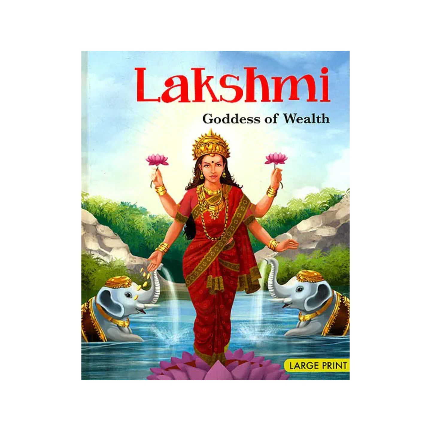 Lakshmi Goddess Of Wealth (Large Print) - Totally Indian