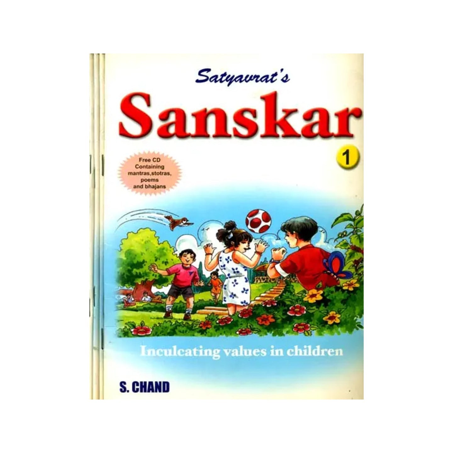 Sanskar (Inculcating Values In Children) With 4 Cd's (Set Of 4 Books) - Totally Indian