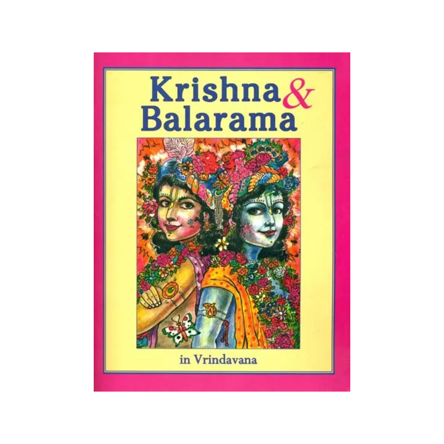 Krishna & Balarama In Vrindavana (Coloring Book) - Totally Indian