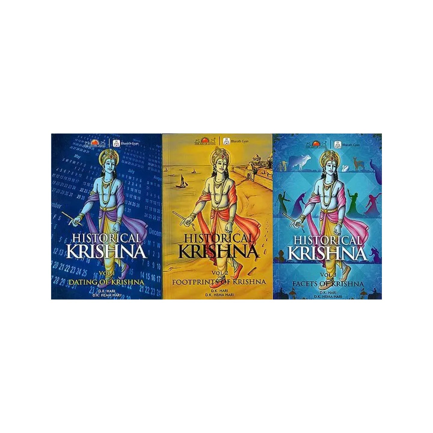 Historical Krishna (Set Of 3 Volumes) - Totally Indian