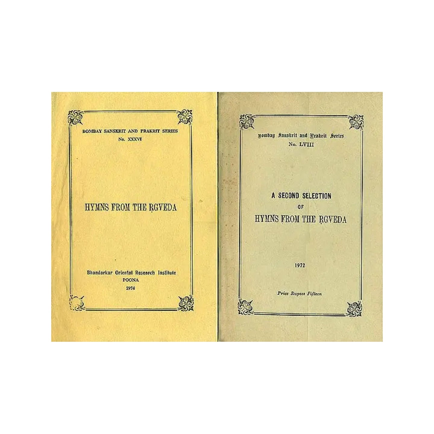 Hymns From The Rgveda - An Old And Rare Book (Set Of 2 Volumes) - Totally Indian