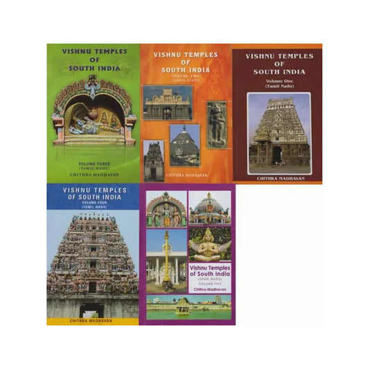 Vishnu Temples Of South India (Set Of Five Volumes) - Totally Indian