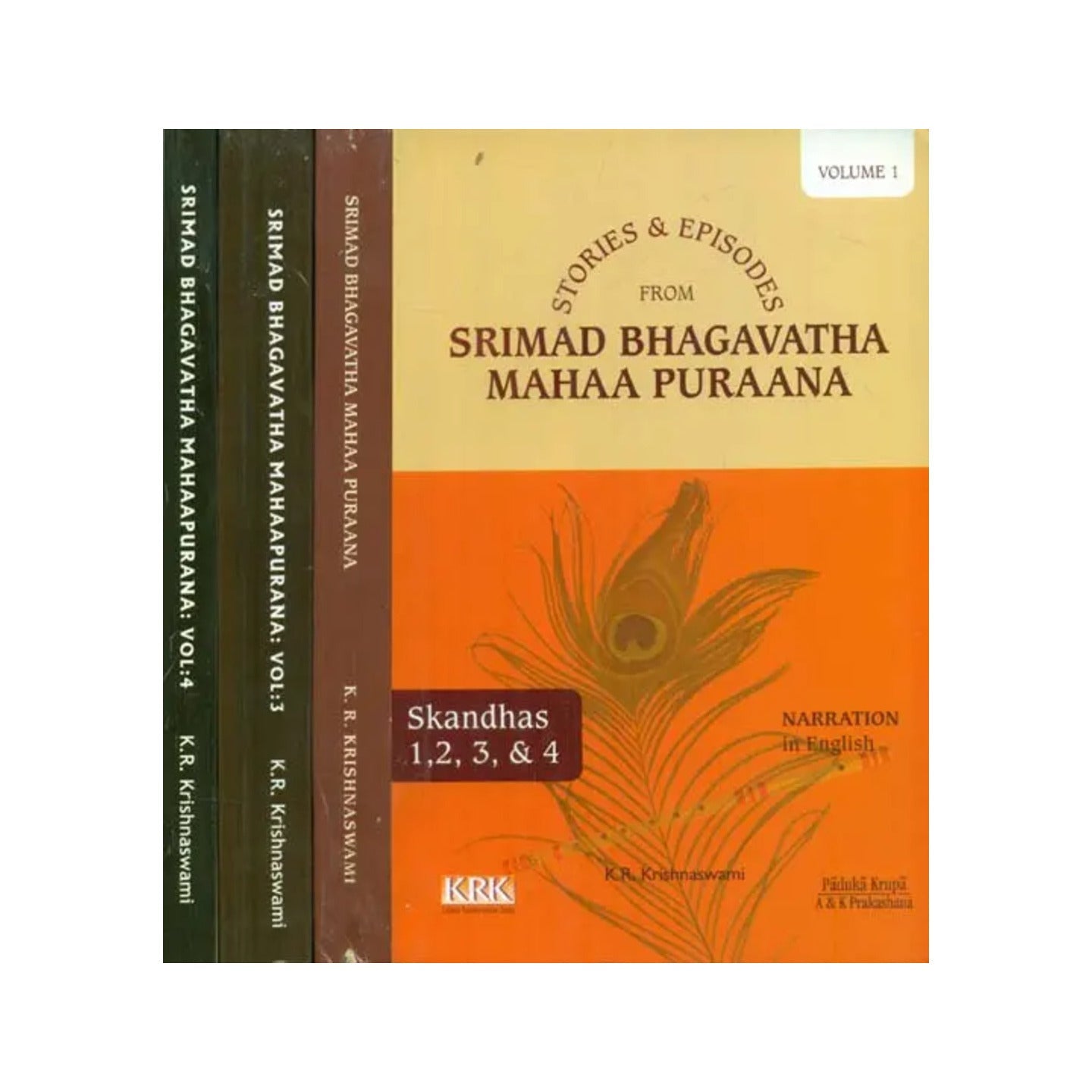 Stories And Episodes From Srimad Bhagavatha Maha Purana (Set Of 4 Volumes) - Totally Indian