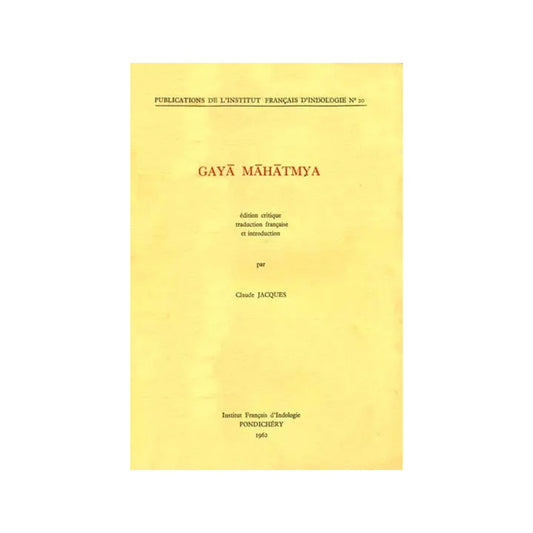 Gaya Mahatmya (An Old And Rare Book) - Totally Indian