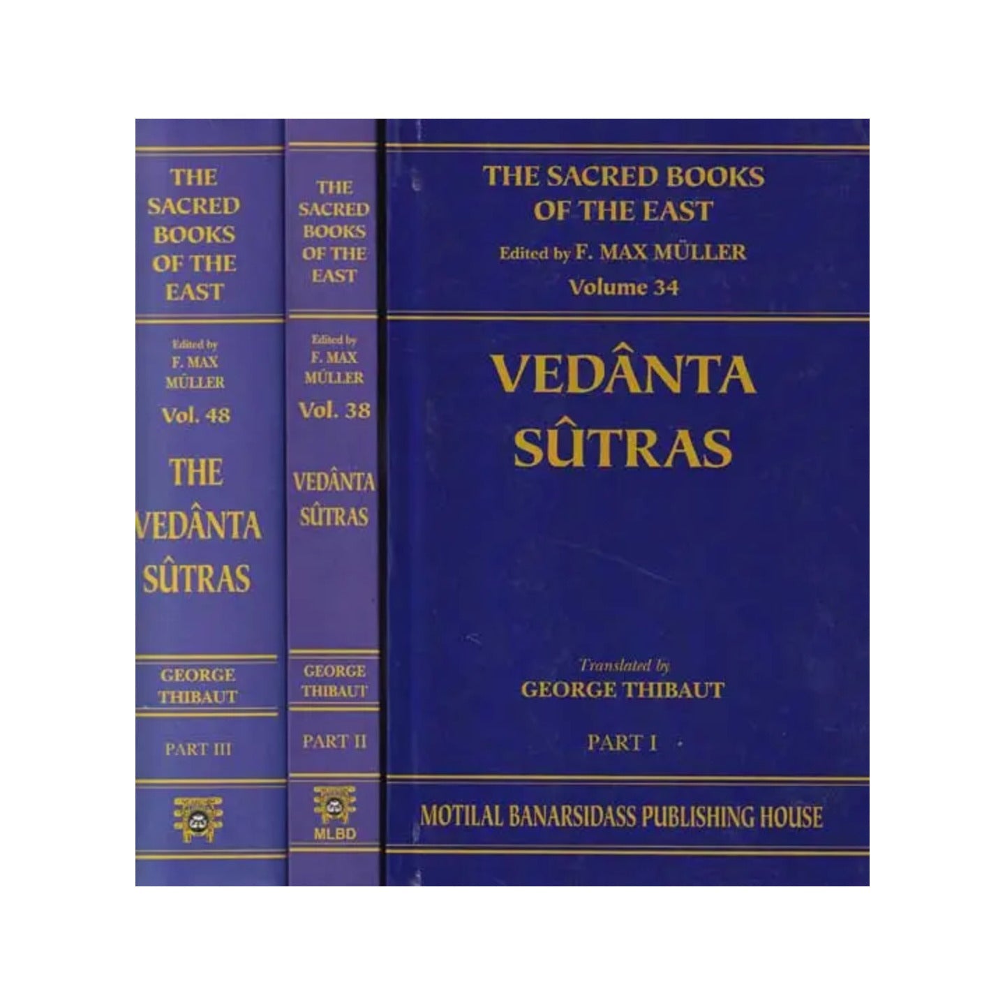 The Vedanta Sutras With The Commentaries Of Sankaracarya And Ramanuja (Set Of 3 Volumes) - Totally Indian