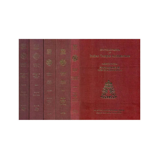 Encyclopaedia Of Indian Temple Architecture - North India Foundations Of North Indian Style, Period Of Early Maturity And Beginning Of Medieval Idiom (Set Of 6 Books) - An Old And Rare Books - Totally Indian