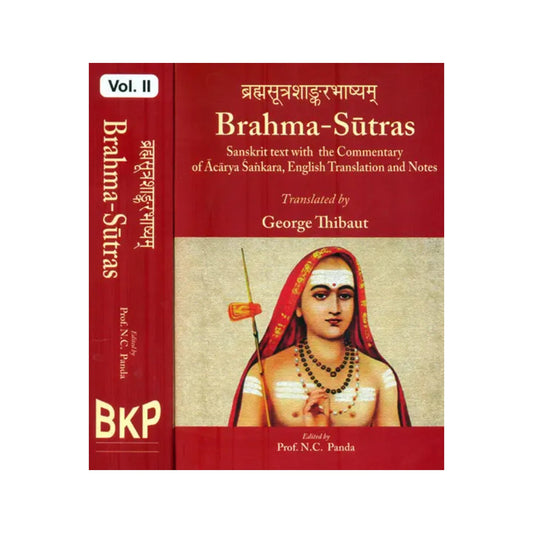 Brahma - Sutras In Two Volumes (Sanskrit Text With The Commentary Of Acarya Sankara, English Translation And Notes) - Totally Indian