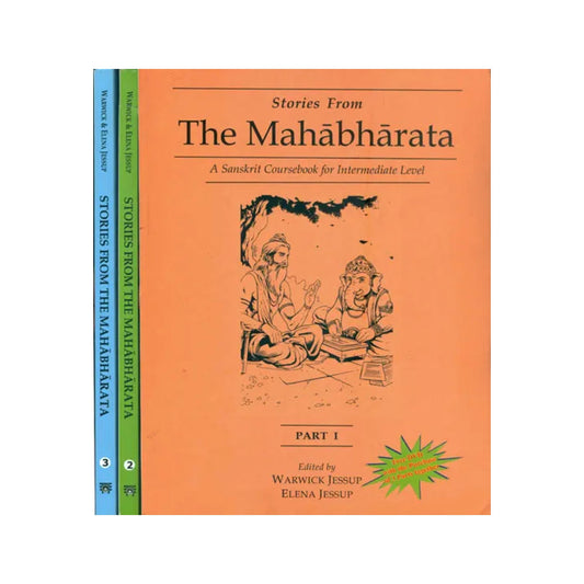 Stories From The Mahabharata - A Sanskrit Coursebook For Intermediate Level With Dvd Inside (Set Of 3 Volumes) - Totally Indian