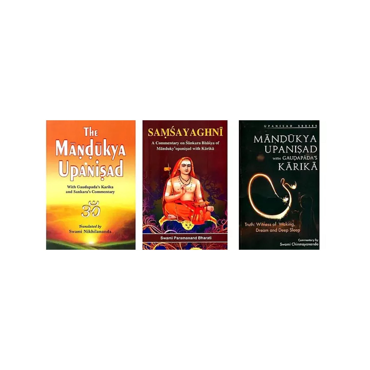 Study Kit For Mandukya Upanishad And Gaudapada Karikas ( Set Of 3 Books ) - Totally Indian