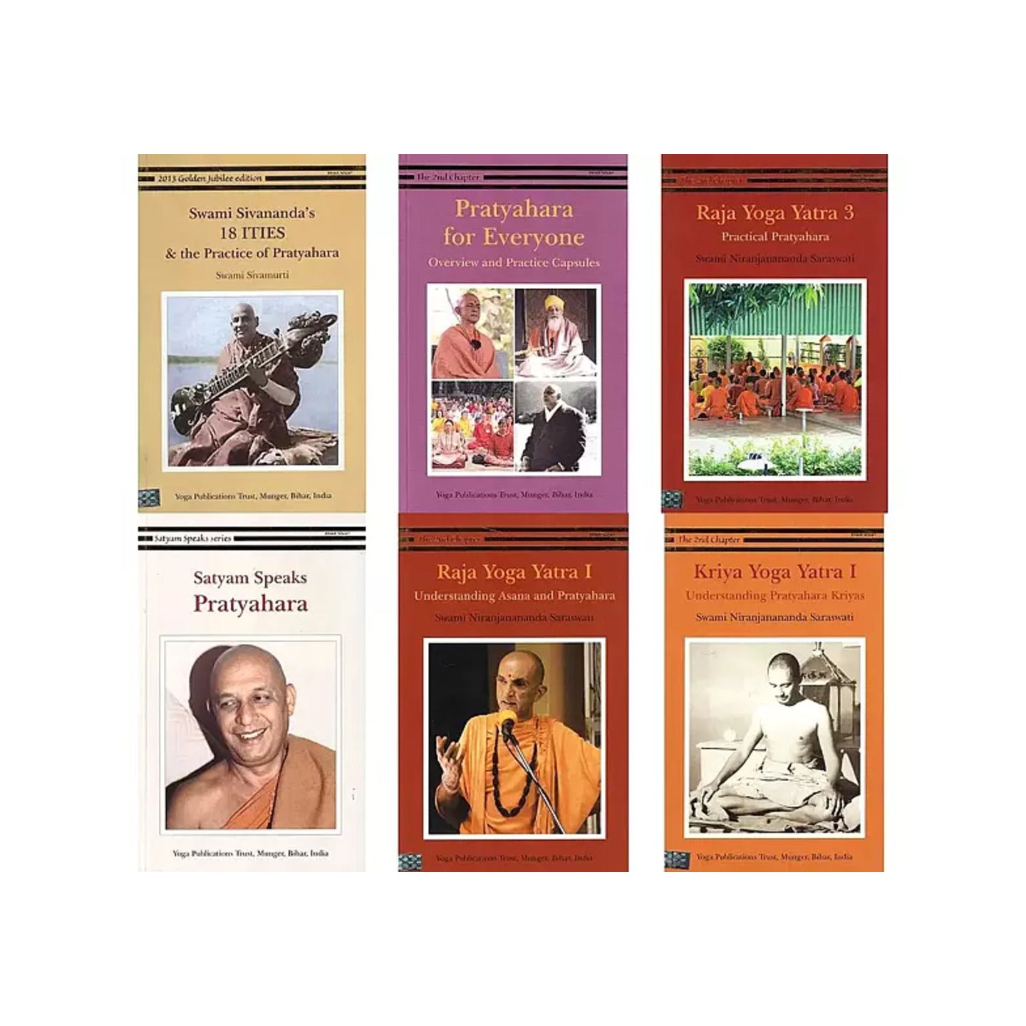 Pratyahara Meditation (Set Of 6 Books) - Totally Indian