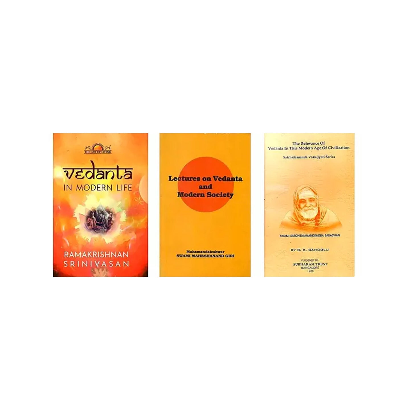 Vedanta In Modern Society (Set Of 3 Books) - Totally Indian