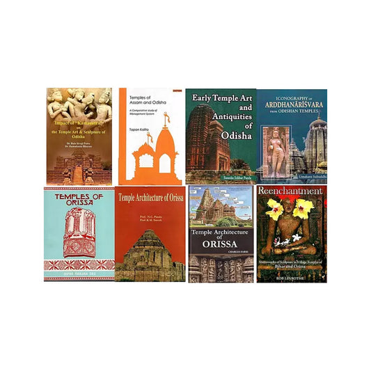 Set Of 8 Books On Temples Of Odisha - Totally Indian