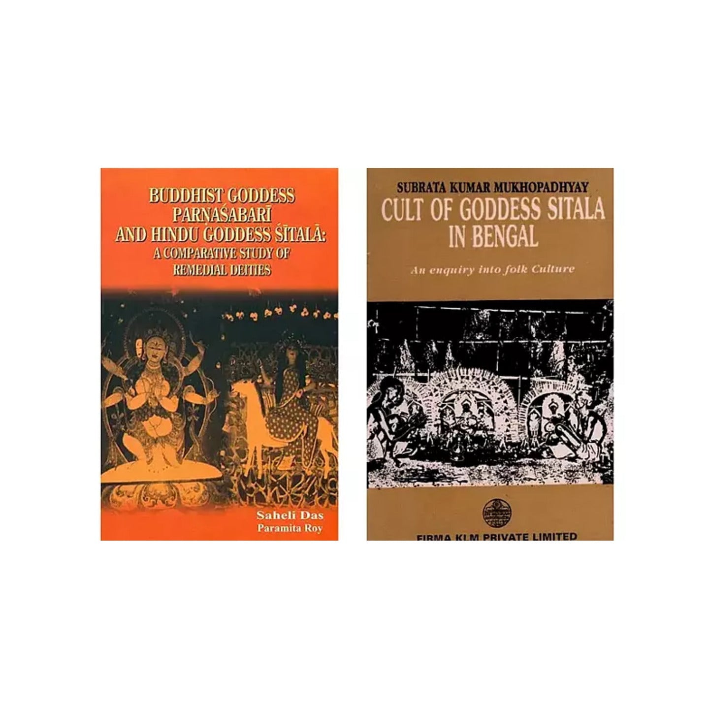 Studies On Goddess Sitala (Set Of 2 Books) - Totally Indian