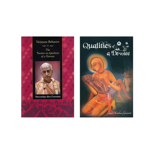 Set Of 2 Books On Qualities Of A Vaishnava Devotee (Bhakta) - Totally Indian