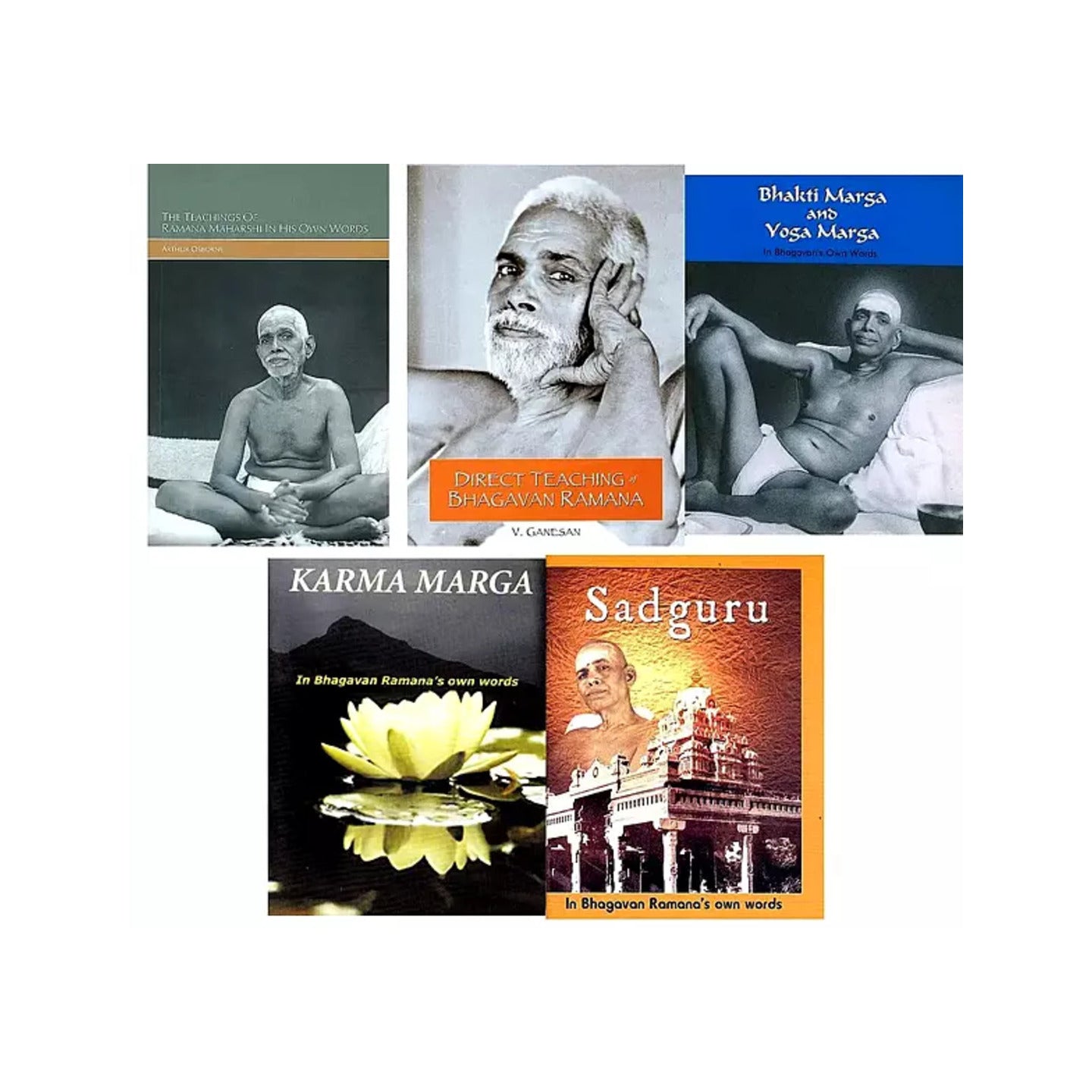 Teachings Of Bhagavan Sri Ramana Maharshi In His Own Words (Set Of 5 Books) - Totally Indian