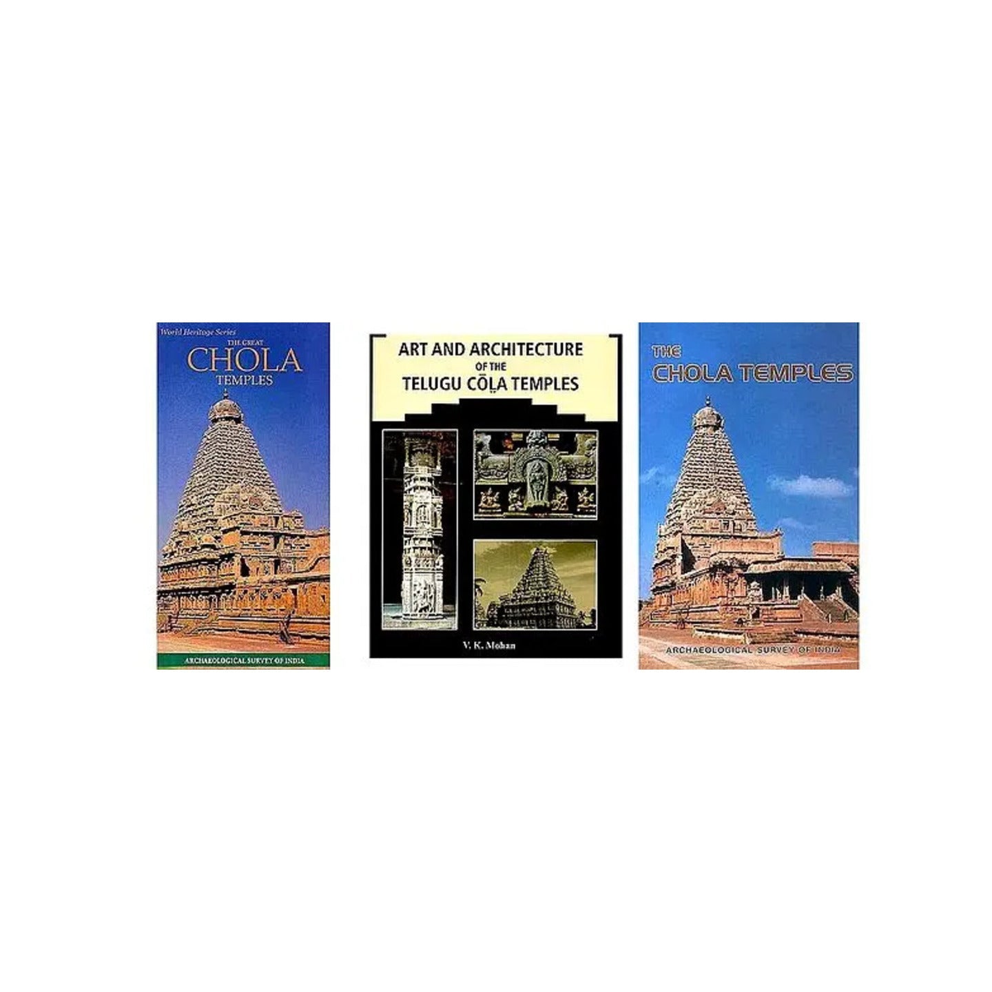 Chola Temples (Set Of 3 Books) - Totally Indian