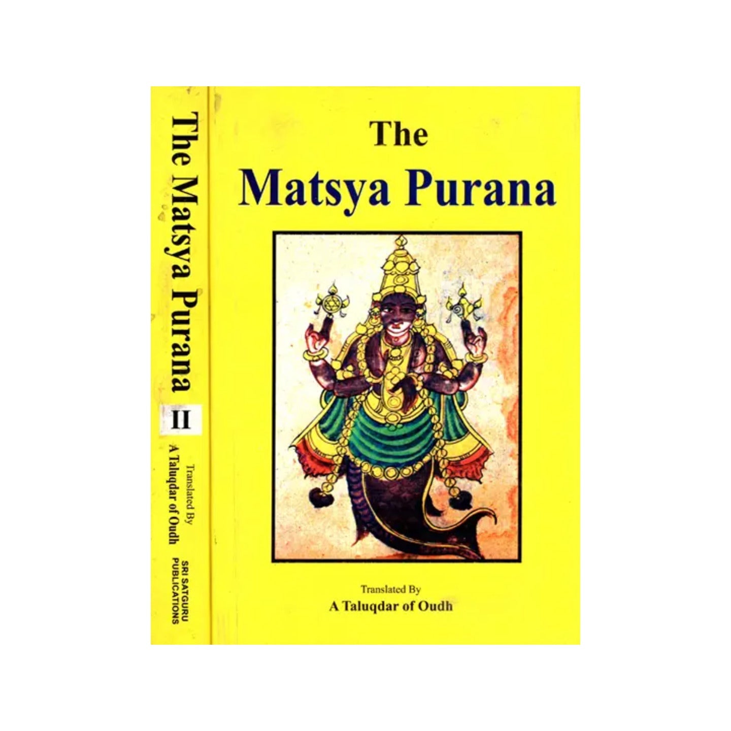 The Matsya Purana (Set Of 2 Volumes) - Totally Indian