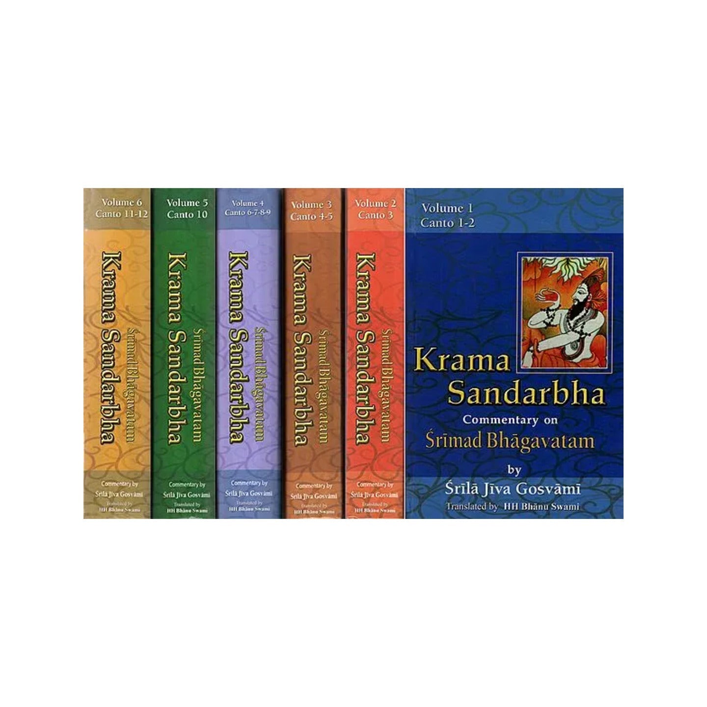 Krama Sandarbha - Commentary On Srimad Bhagavatam (Set Of 6 Volumes) - Totally Indian