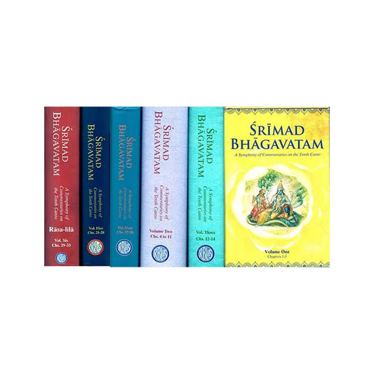 Srimad Bhagavatam- A Symphony Of Commentaries On The Tenth Canto (Set Of 6 Volumes) - Totally Indian