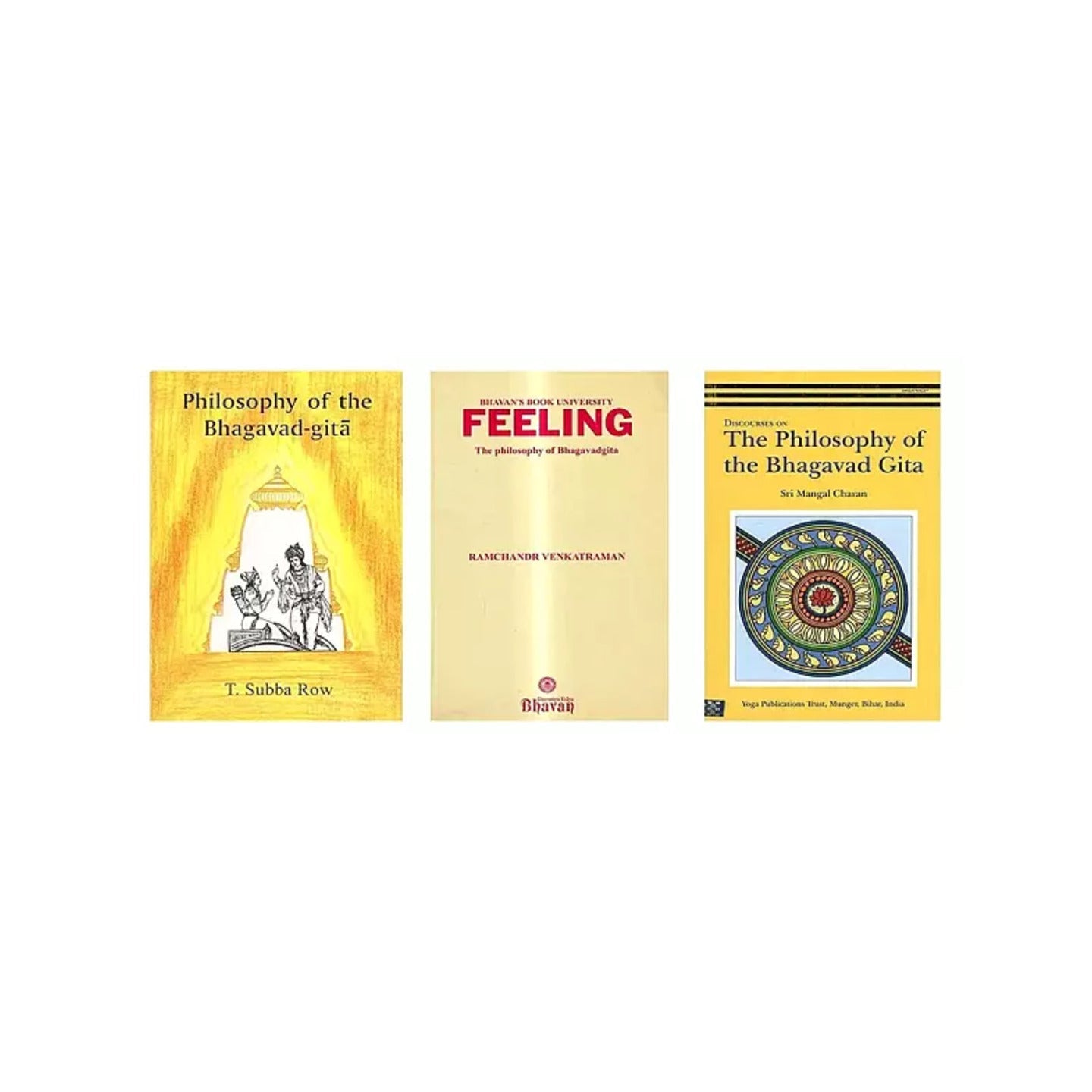 Philosophy Of The Bhagavad Gita (Set Of 3 Books) - Totally Indian