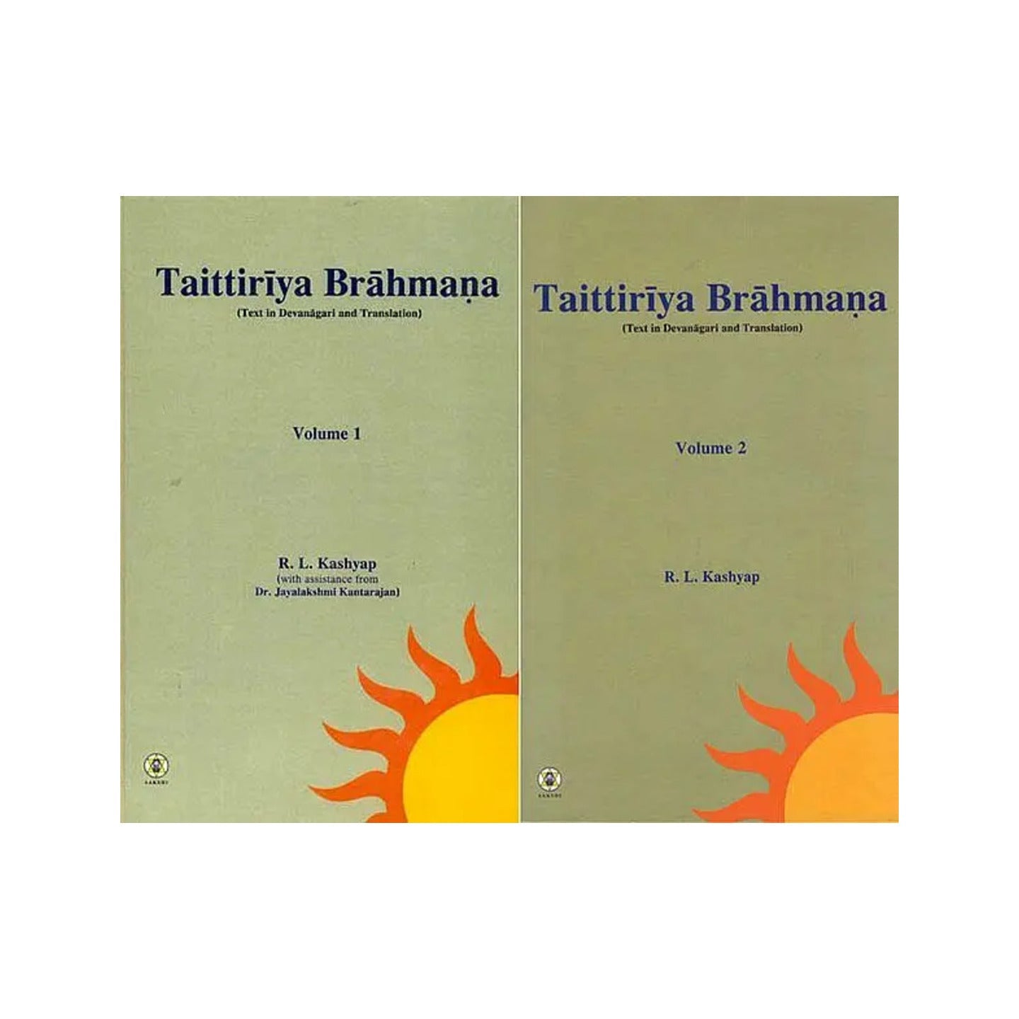 Taittiriya Brahmana Sanskrit Text With English Translation (Set Of 2 Volumes) - Totally Indian