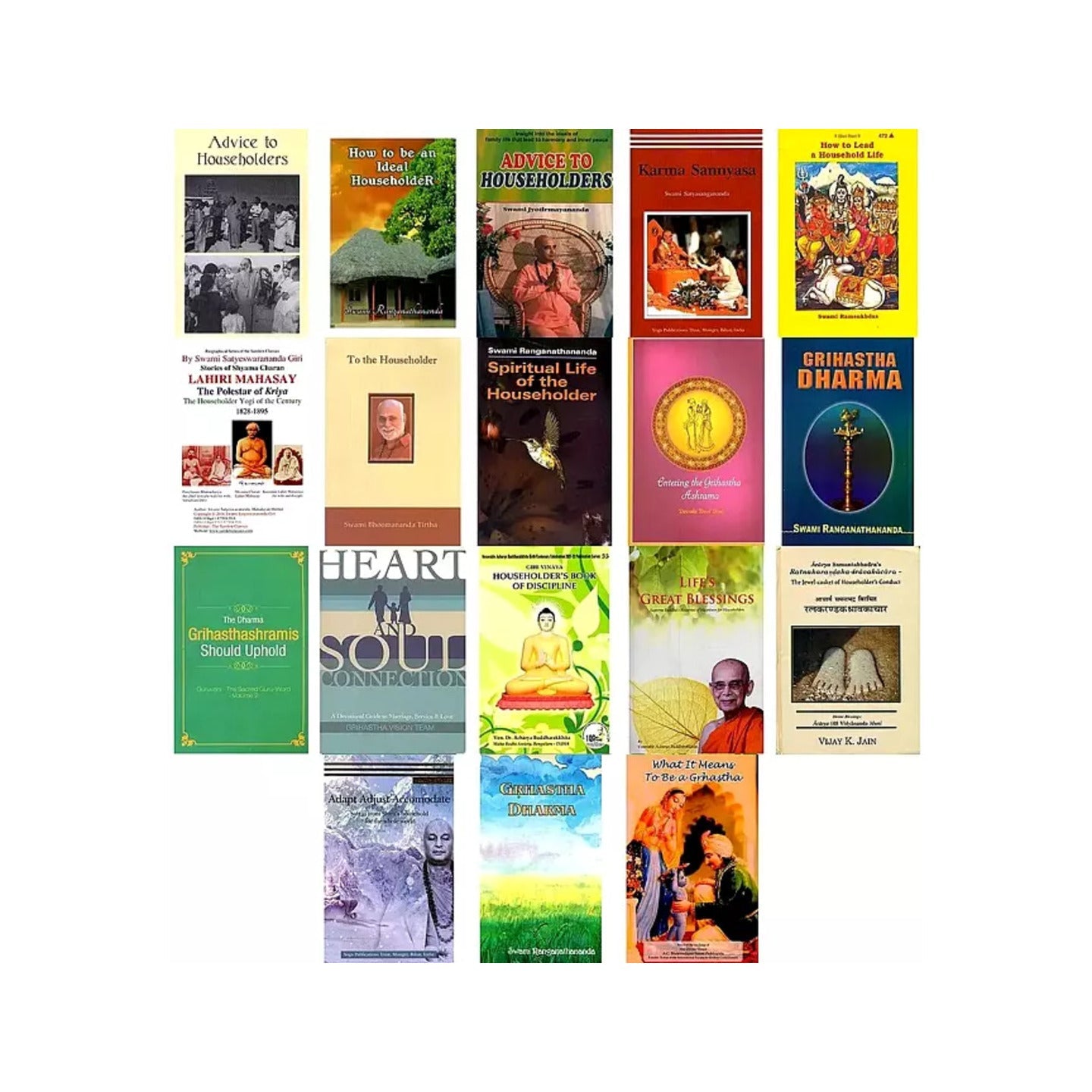 Living A Householder's Life (Grihastha Dharma, Set Of 18 Books) - Totally Indian