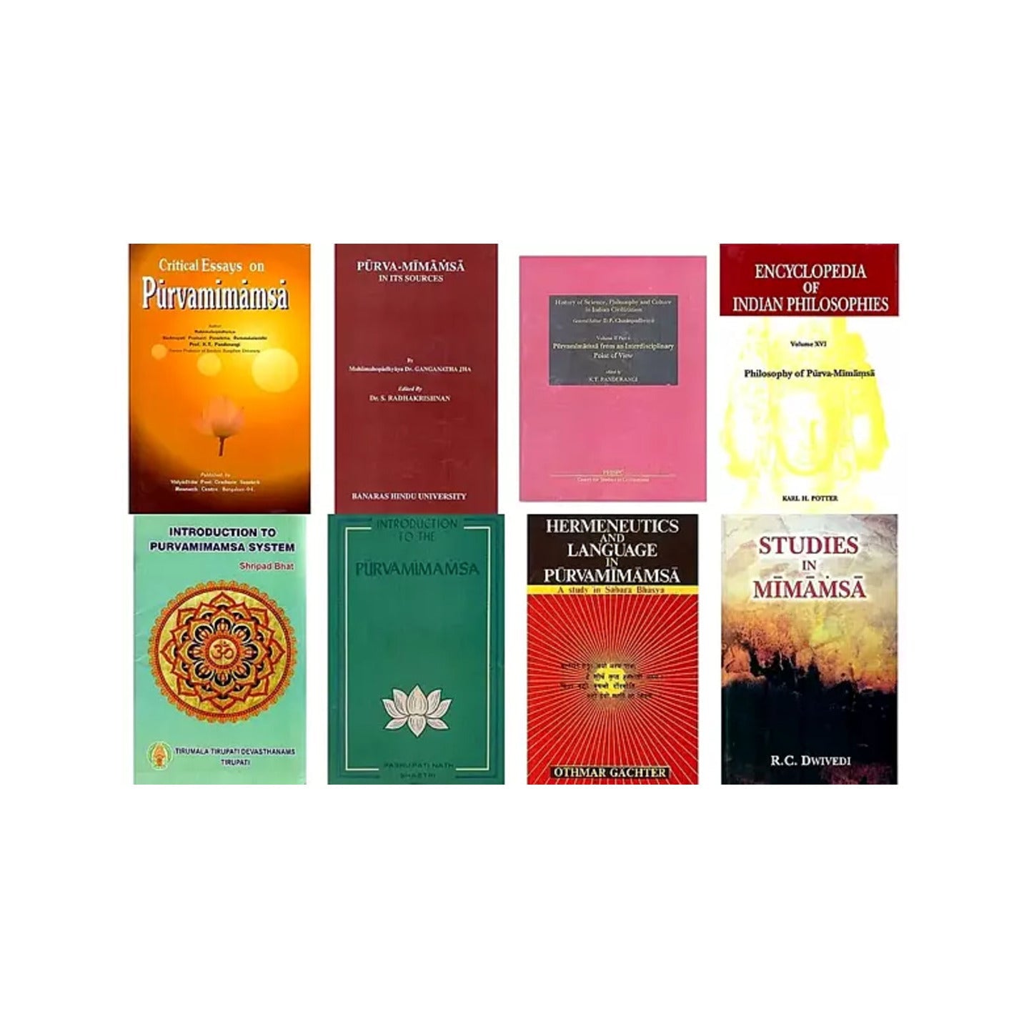 Studies On Purvamimamsa (Set Of 8 Books) - Totally Indian