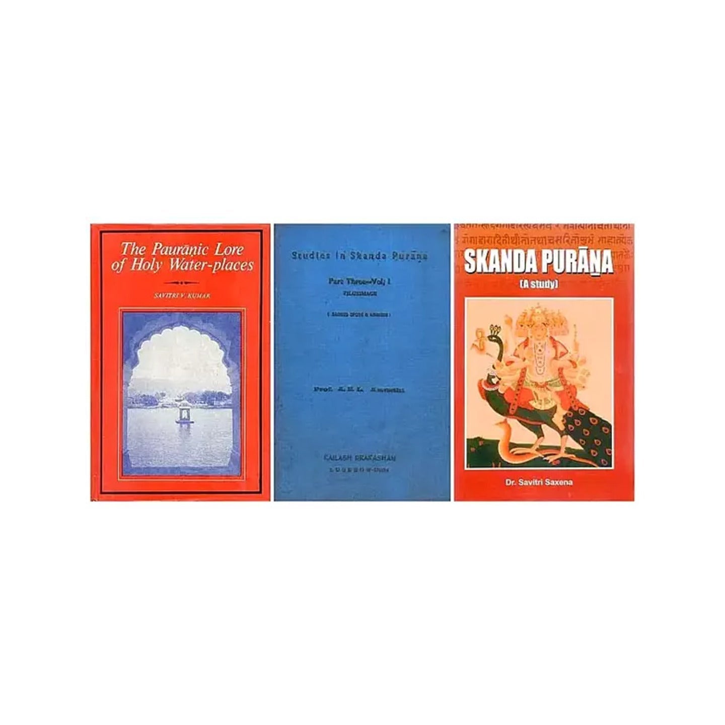 Three Studies On The Skanda Purana (Set Of 3 Books) - Totally Indian