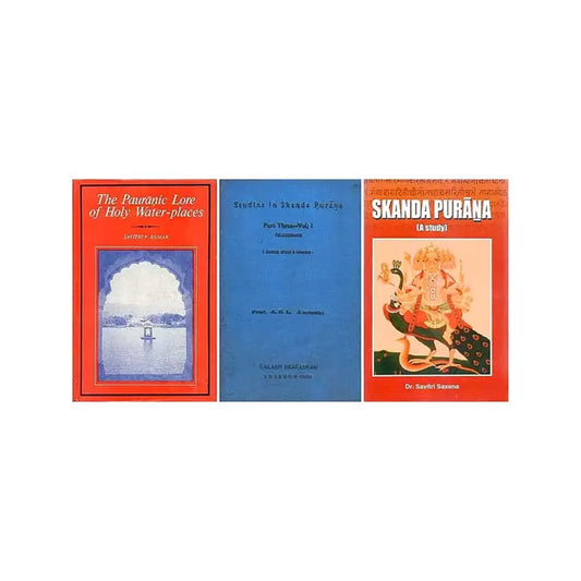 Three Studies On The Skanda Purana (Set Of 3 Books) - Totally Indian