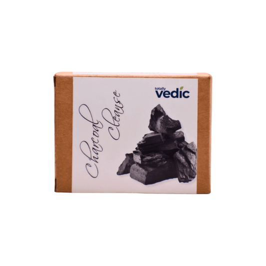 Totally Vedic | 100% Natural Chemical Free Handmade Soap | Charcoal Cleanse - Unveil Your Natural Glow - Totally Indian