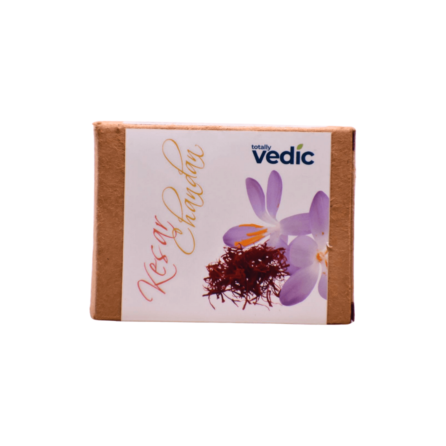 Totally Vedic | 100% Natural Chemical Free Handmade Soap | Kesar & Chandan - Pure, Serene, Beautiful You - Totally Indian