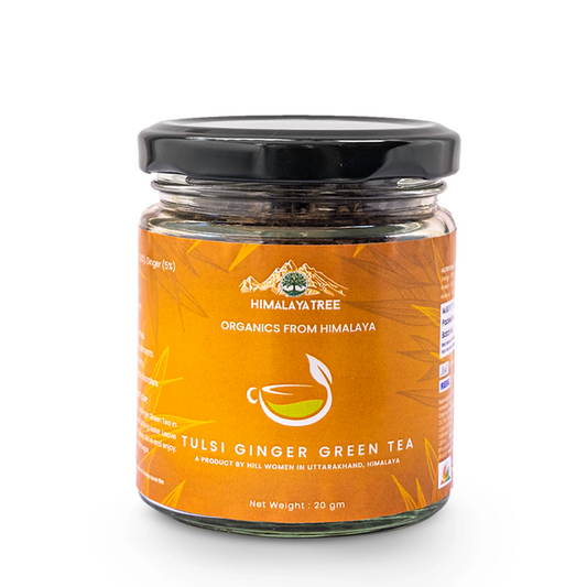 Himalaya Tree Tulsi Ginger Green Tea - Totally Indian