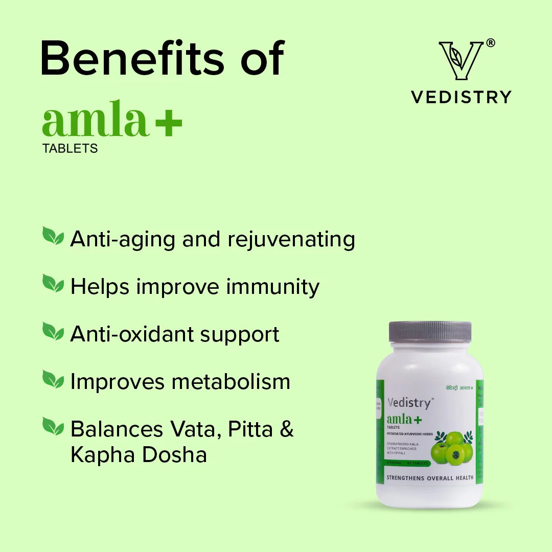 Vedistry Amla+ Tablets - Totally Indian