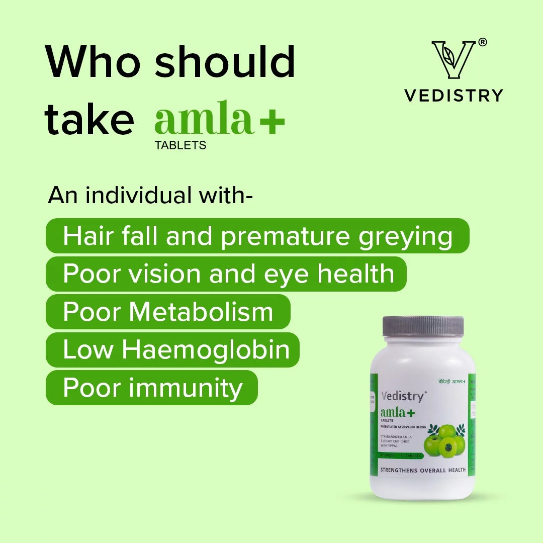 Vedistry Amla+ Tablets - Totally Indian